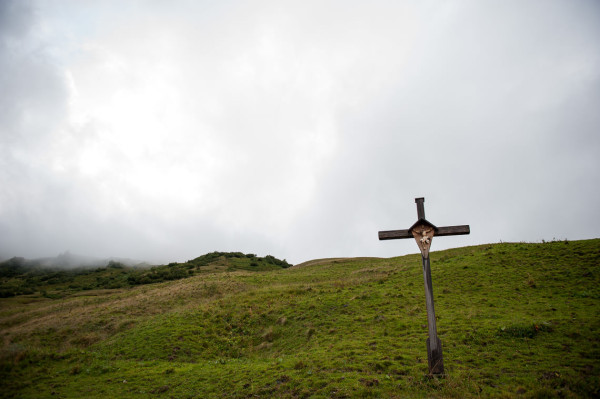 Leben auf der Alpe - Wegkreuz