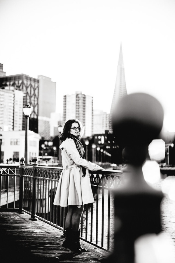 Portrait am Pier in San Francisco