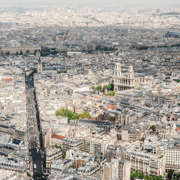 Streetphotography Paris - Aus der Luft